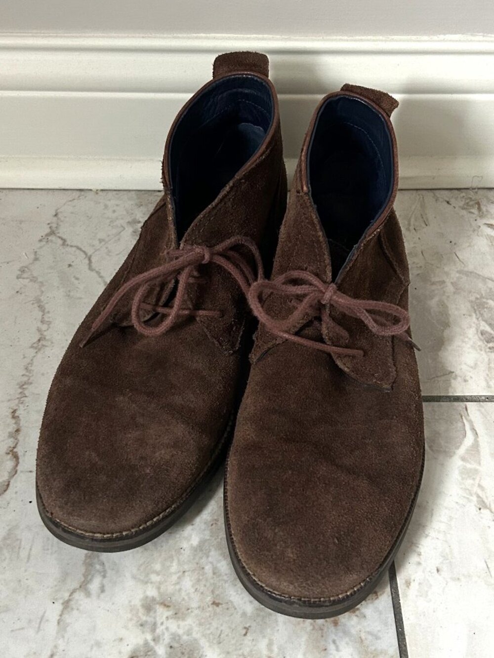 Cole Haan Ogden Stitch Chukka II Mens 10M Brown Suede Desert Boots C26393